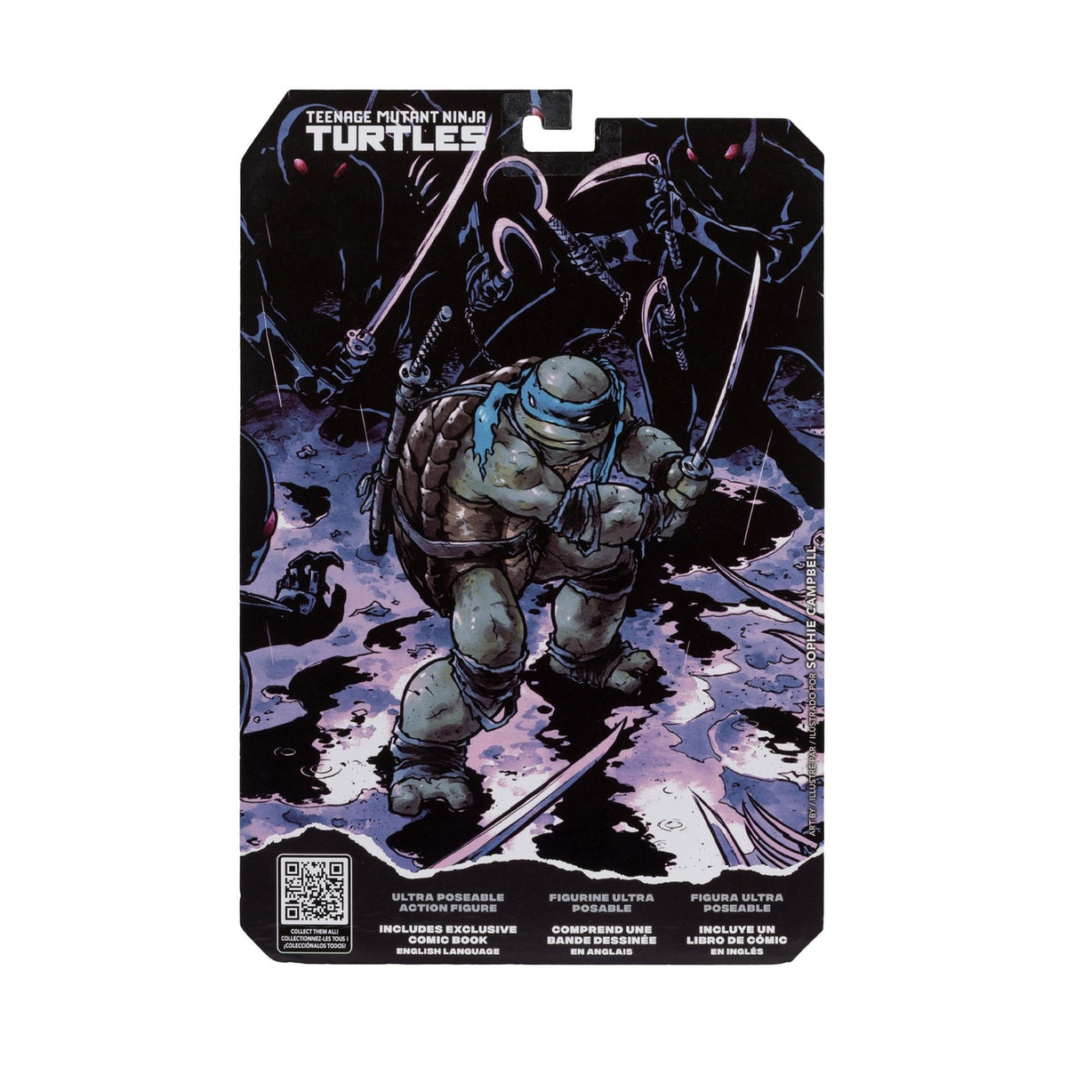 Image produit Teenage Mutant Ninja Turtles Page Punchers figurine articulée Leonardo 13 cm