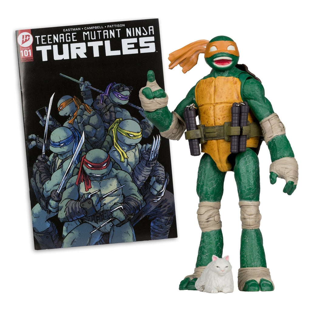 Image produit Teenage Mutant Ninja Turtles Page Punchers figurine articulée Michelangelo 13 cm