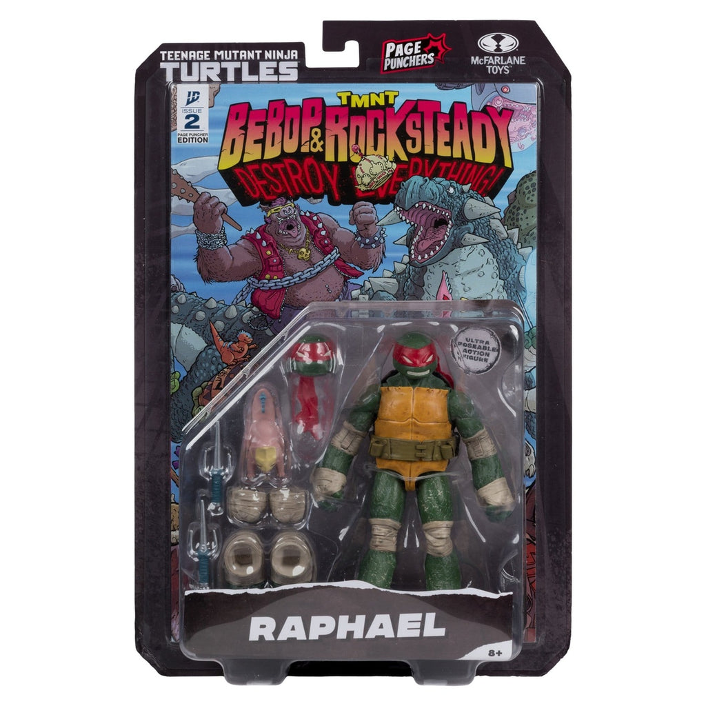 Image produit Teenage Mutant Ninja Turtles Page Punchers figurine d’action Raphael 13 cm