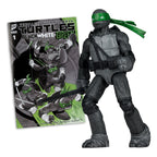 Image produit Teenage Mutant Ninja Turtles Page Punchers figurine articulée Donatello (Black White & Green) (Red Platinum Edition) 13 cm