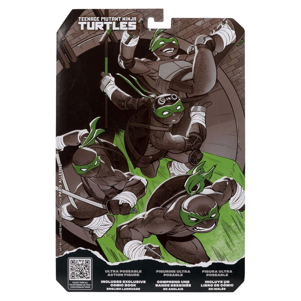 Image produit Teenage Mutant Ninja Turtles Page Punchers figurine articulée Donatello (Black White & Green) (Red Platinum Edition) 13 cm