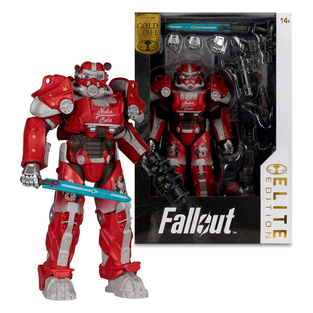 Image produit Fallout McFarlane Elite Edition Figurine d’action Fallout 76 Nuka Cola T-60 (Gold Label) 19 cm
