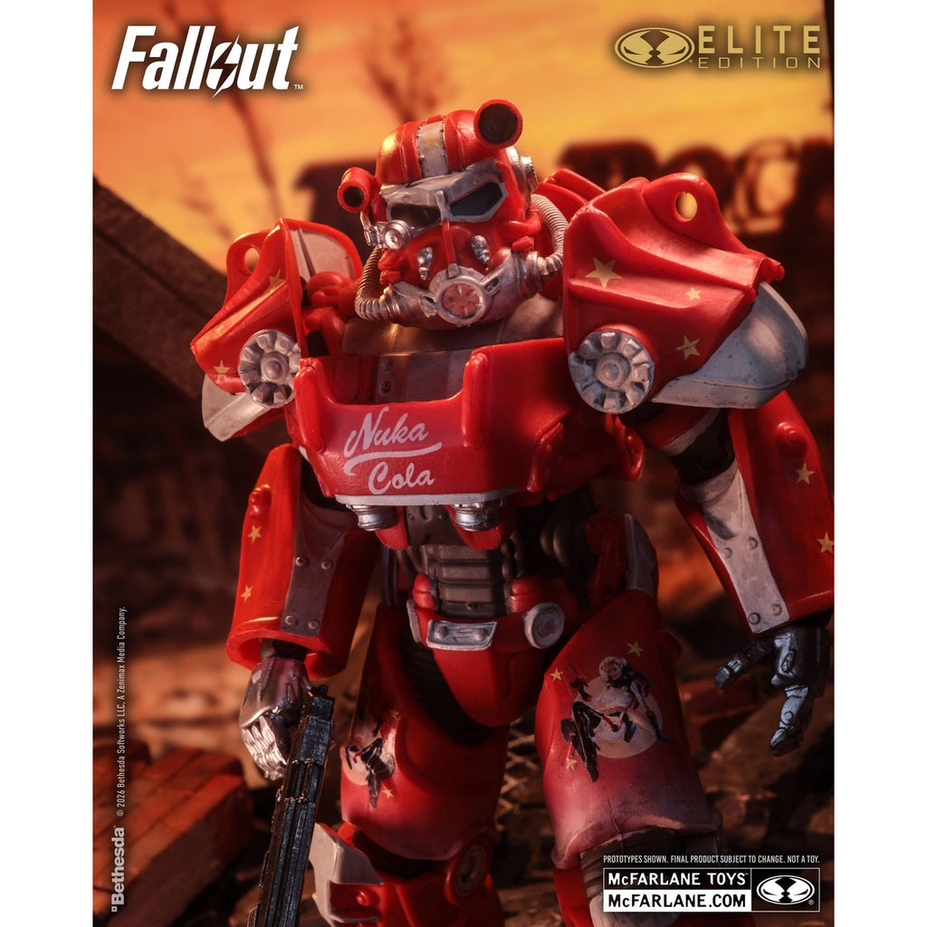 Image produit Fallout McFarlane Elite Edition Figurine d’action Fallout 76 Nuka Cola T-60 (Gold Label) 19 cm