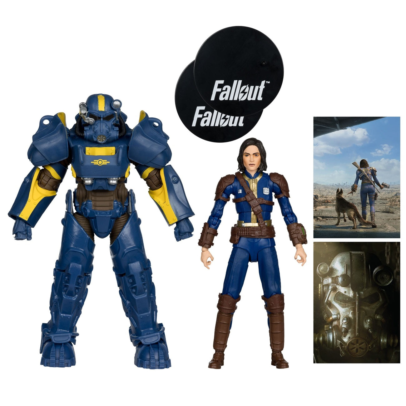 Product image Fallout 4 Statues 2-Pack T-60 Vault-Tec & Sole Survivor 18 cm