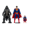 Image produit DC Justice League Monsterverse DC Multiverse lot de 2 figurines d’action Superman vs Godzilla 30 cm