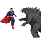 Image produit DC Justice League Monsterverse DC Multiverse lot de 2 figurines d’action Superman vs Godzilla 30 cm
