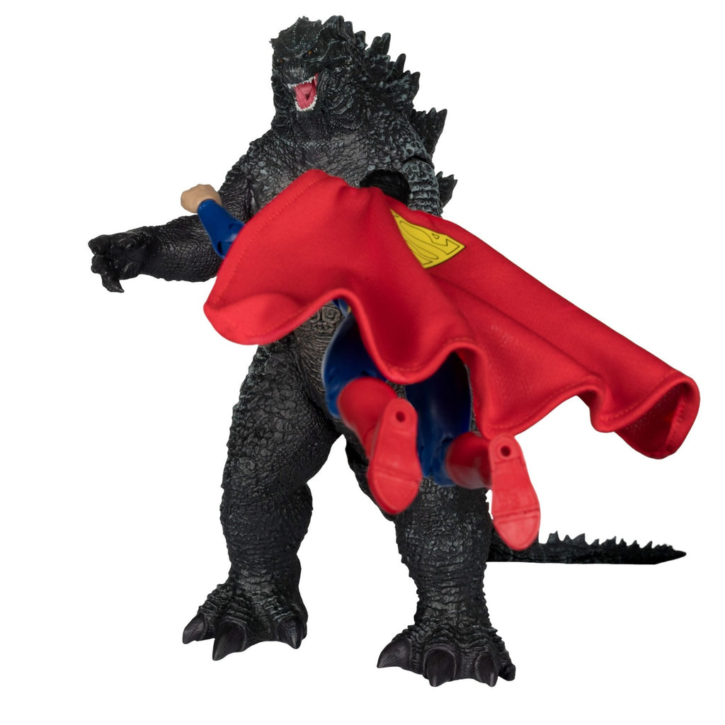 Image produit DC Justice League Monsterverse DC Multiverse lot de 2 figurines d’action Superman vs Godzilla 30 cm