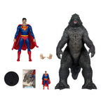 Image produit DC Justice League Monsterverse DC Multiverse lot de 2 figurines d’action Superman vs Godzilla 30 cm
