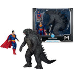 Image produit DC Justice League Monsterverse DC Multiverse lot de 2 figurines d’action Superman vs Godzilla 30 cm