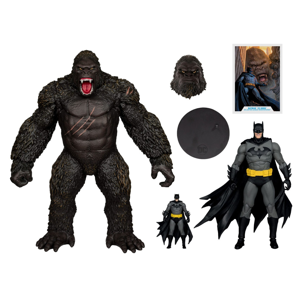 Product image DC Justice League Monsterverse DC Multiverse Action Figure 2-Pack Batman & Kong 29 cm