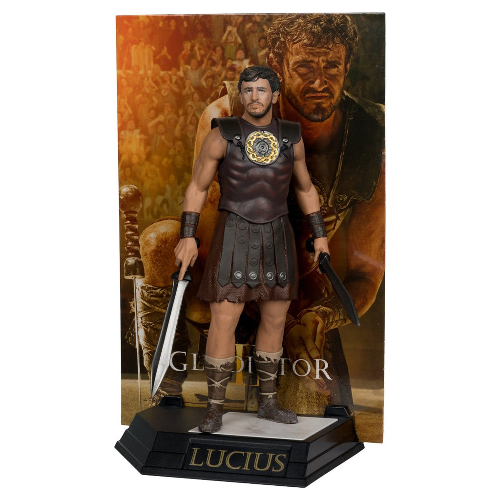Image produit Gladiator II Movie Maniacs figurine articulée Lucius 16 cm