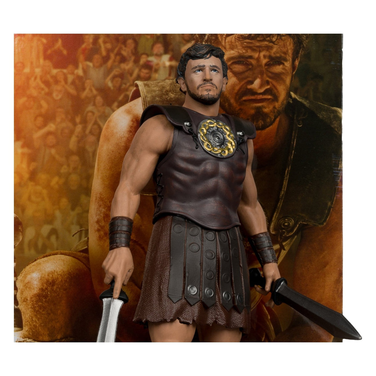 Image produit Gladiator II Movie Maniacs figurine articulée Lucius 16 cm