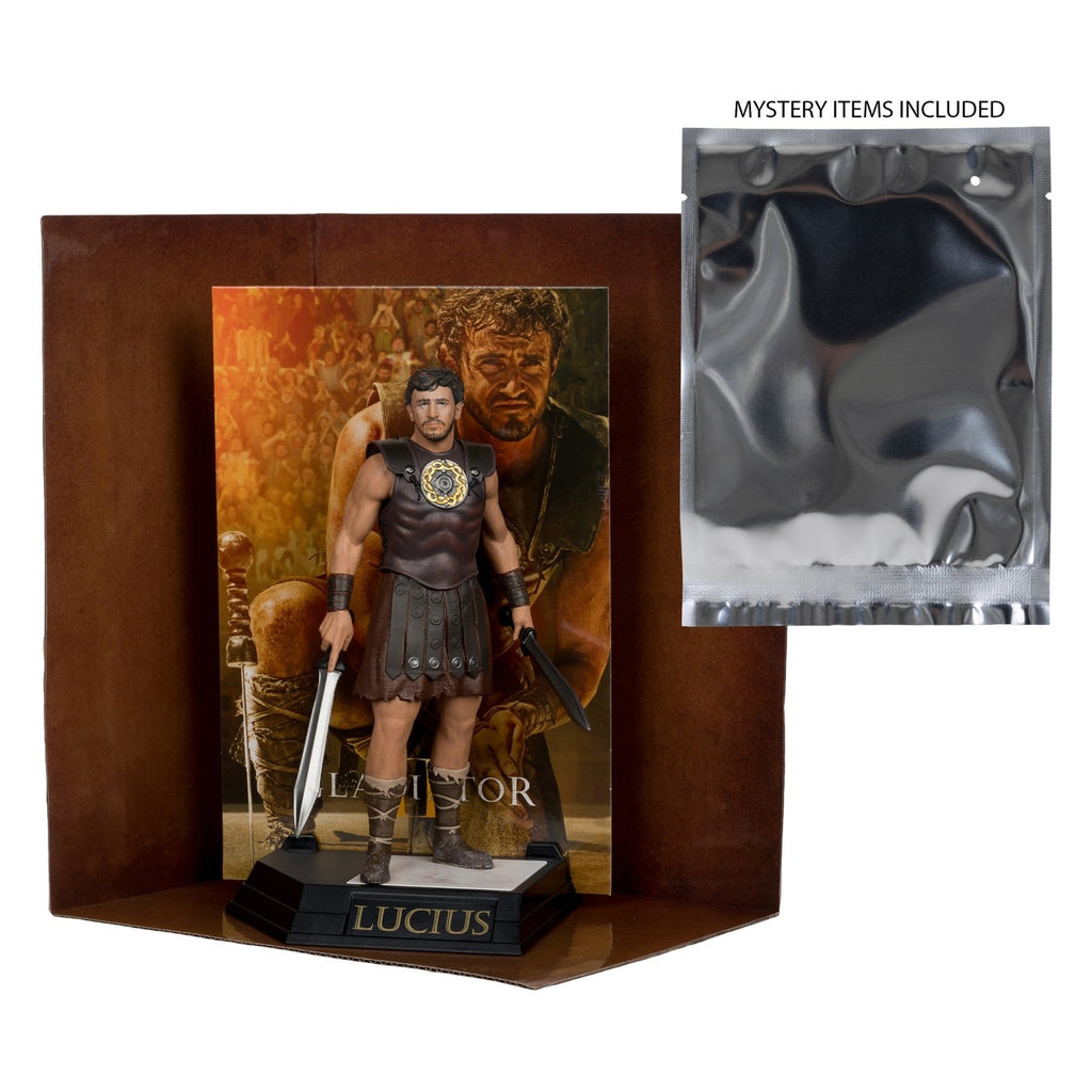 Image produit Gladiator II Movie Maniacs figurine articulée Lucius 16 cm