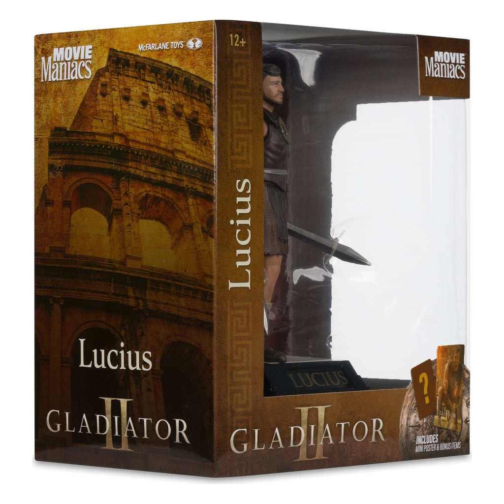 Image produit Gladiator II Movie Maniacs figurine articulée Lucius 16 cm