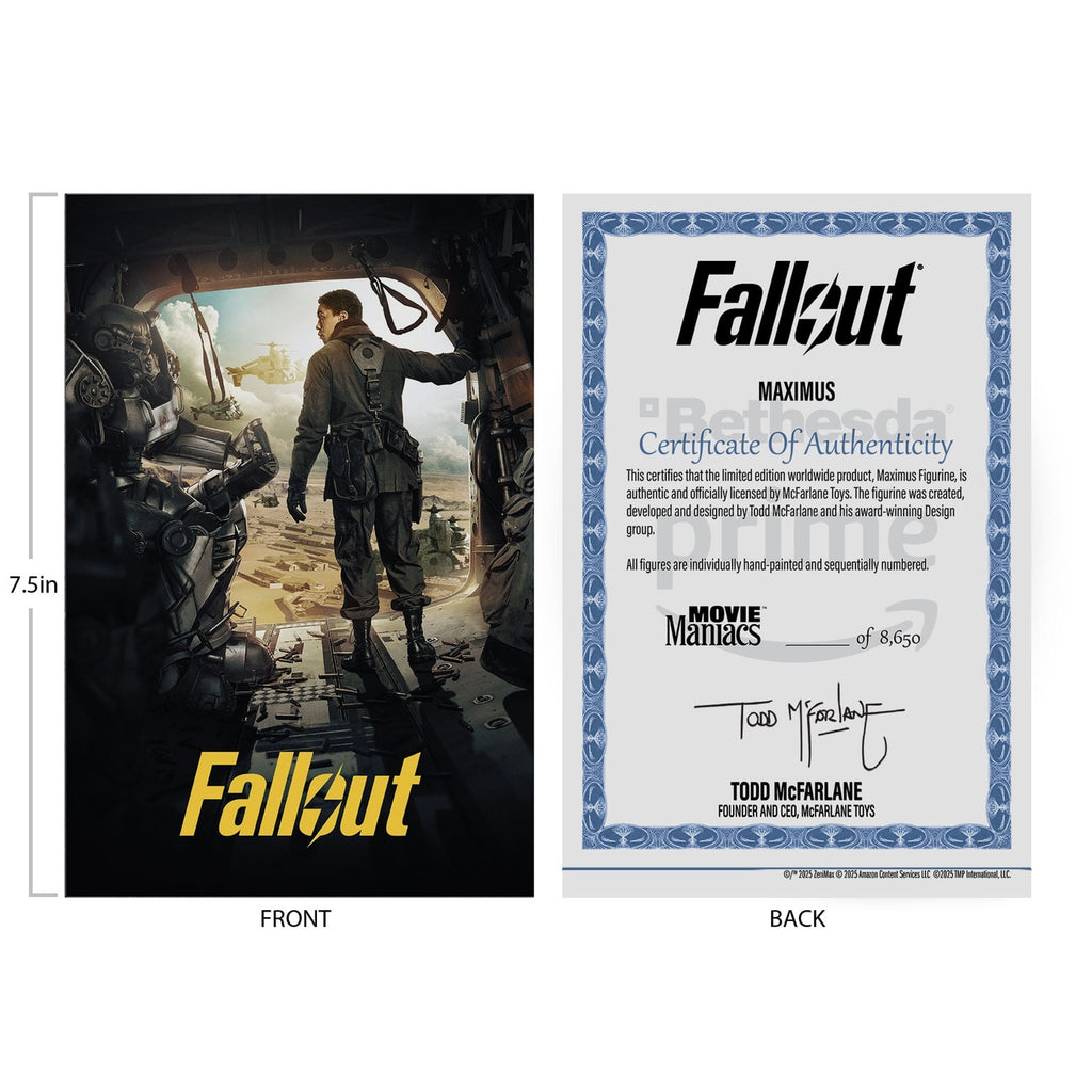 Image produit Fallout Movie Maniacs figurine articulée Maximus (Saison 2) 17 cm