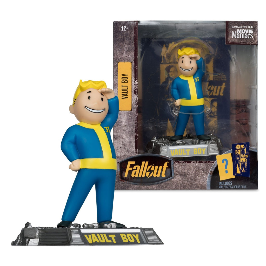 Image produit Fallout Movie Maniacs figurine articulée Vault Boy Version 3 14 cm