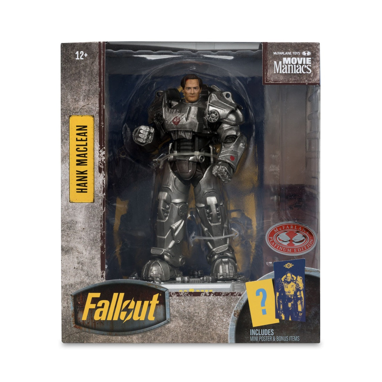 Product image Fallout Movie Maniacs Action Figure Hank Maclean (Season 2) (Red Platinum Edition) 17 cm