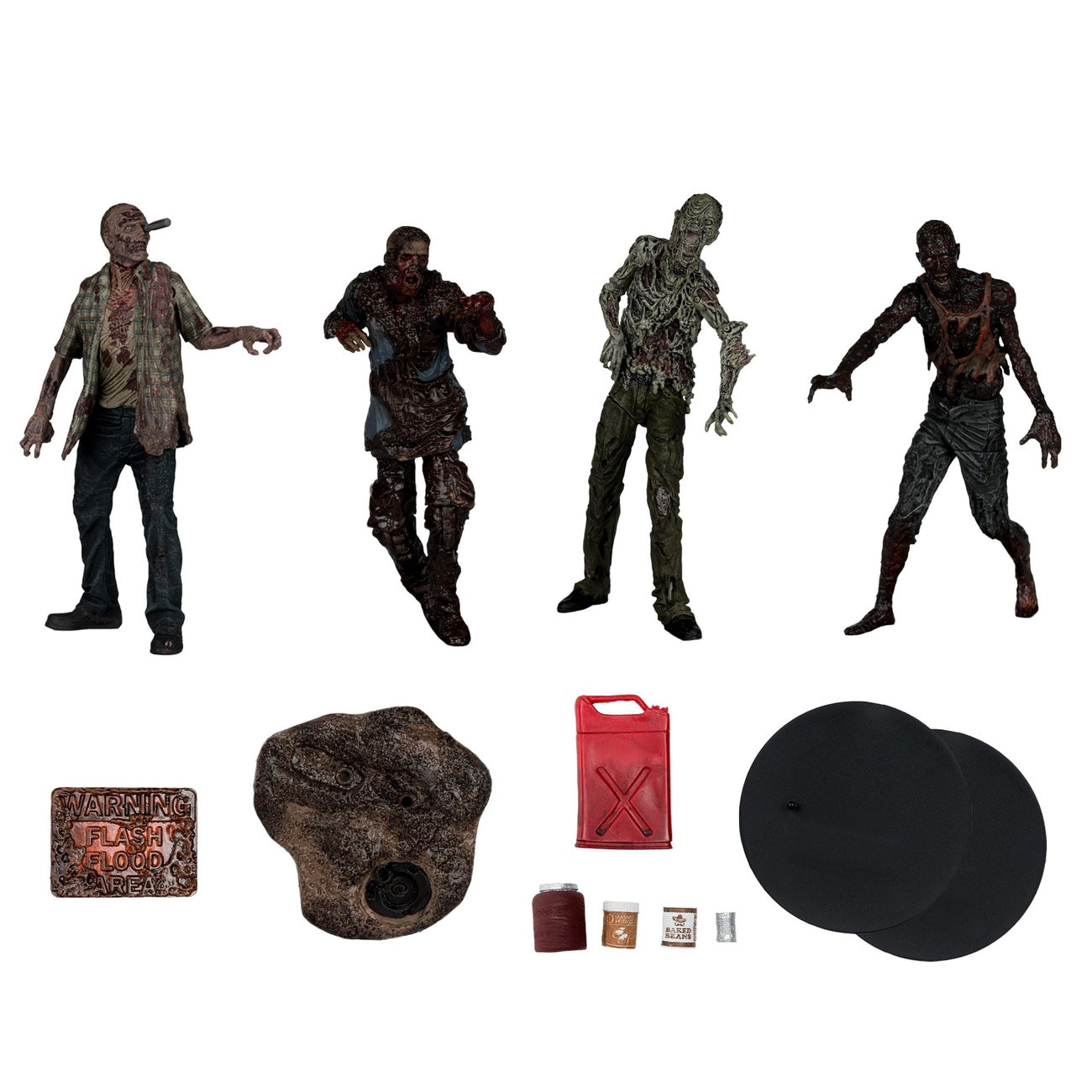 Product image The Walking Dead Action Figures 4-Pack Walkers 13 cm