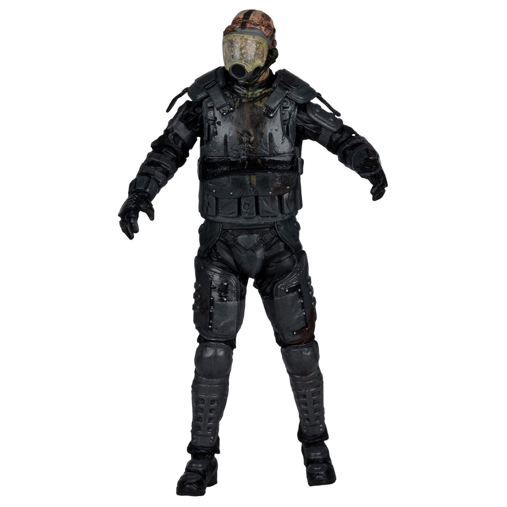 Image produit The Walking Dead Figurine articulée Gas Mask Zombie (Saison 4) 13 cm