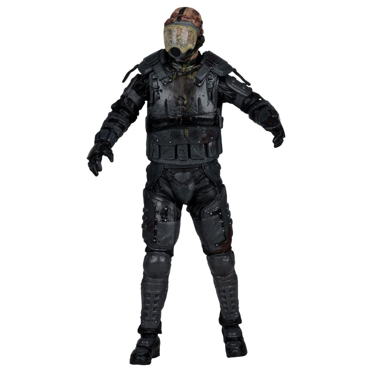 Image produit The Walking Dead Figurine articulée Gas Mask Zombie (Saison 4) 13 cm