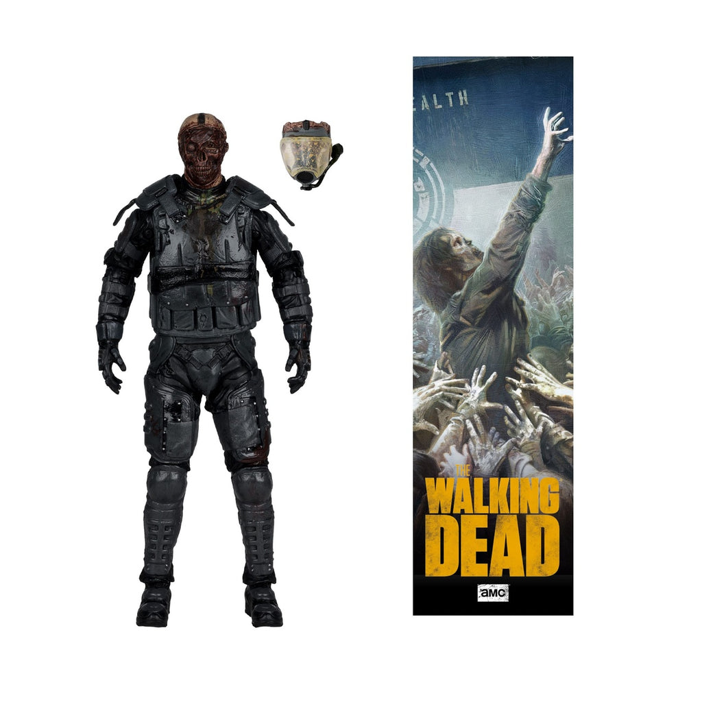 Image produit The Walking Dead Figurine articulée Gas Mask Zombie (Saison 4) 13 cm