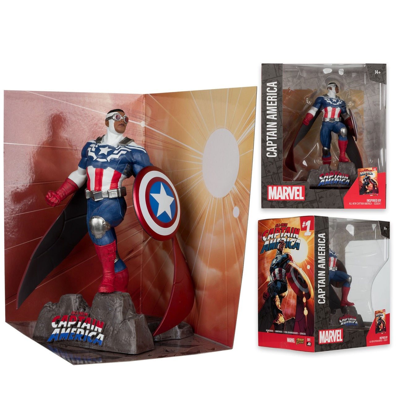 Image produit Marvel Collection Statue PVC 1/10 Captain America (All-New Captain America #1) 17 cm