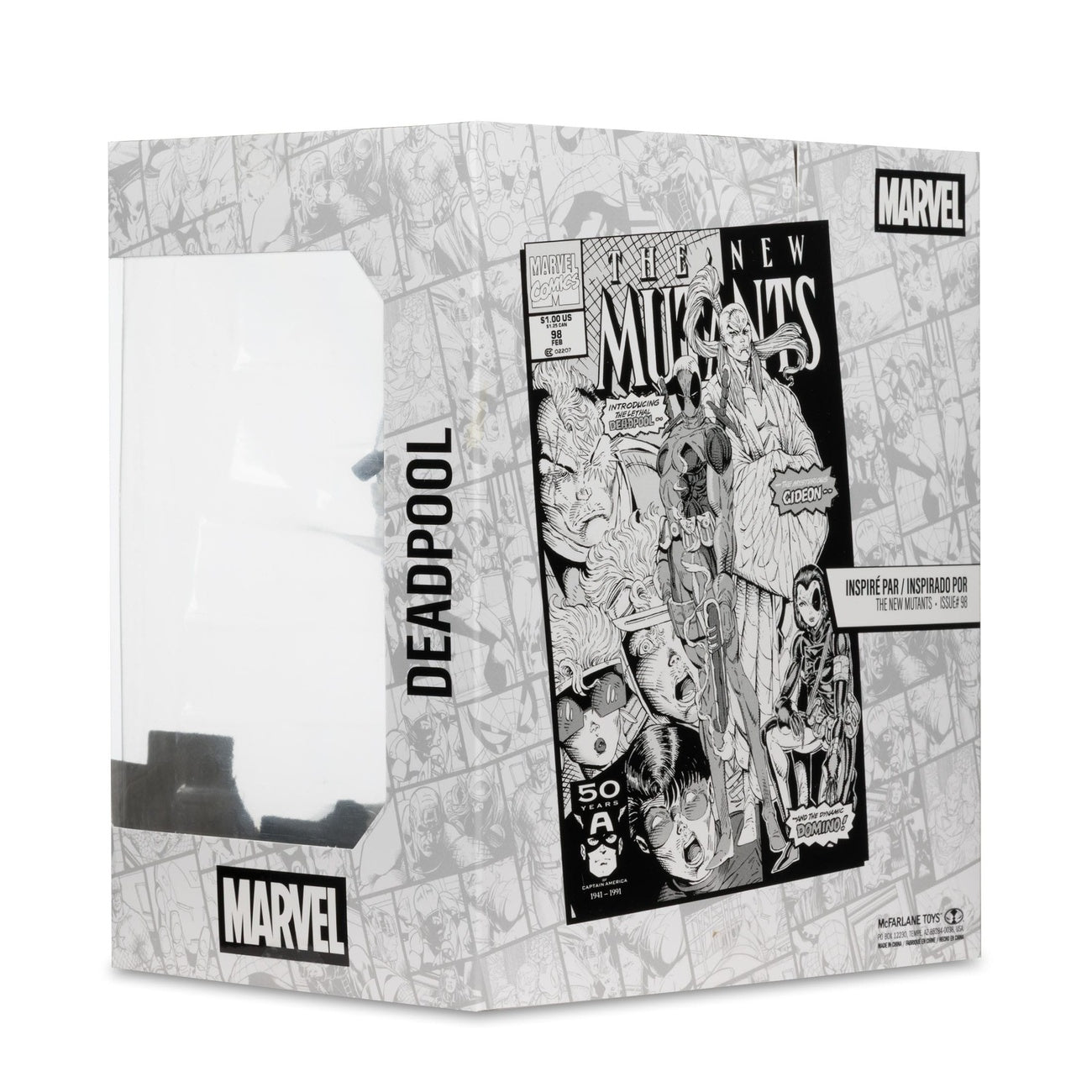 Image produit Marvel Collection Statue PVC 1/10 Deadpool (The New Mutants #98) (Line Art) (Gold Label) 17 cm