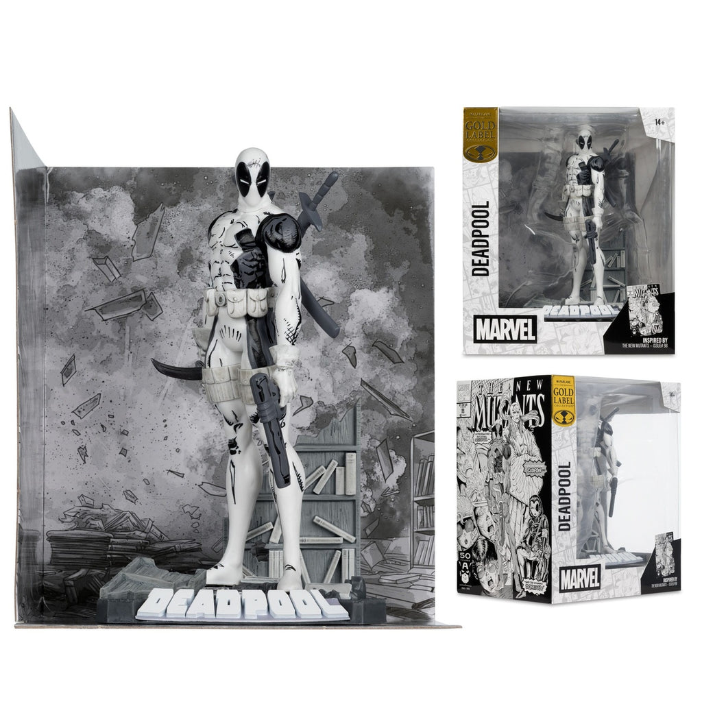 Image produit Marvel Collection Statue PVC 1/10 Deadpool (The New Mutants #98) (Line Art) (Gold Label) 17 cm