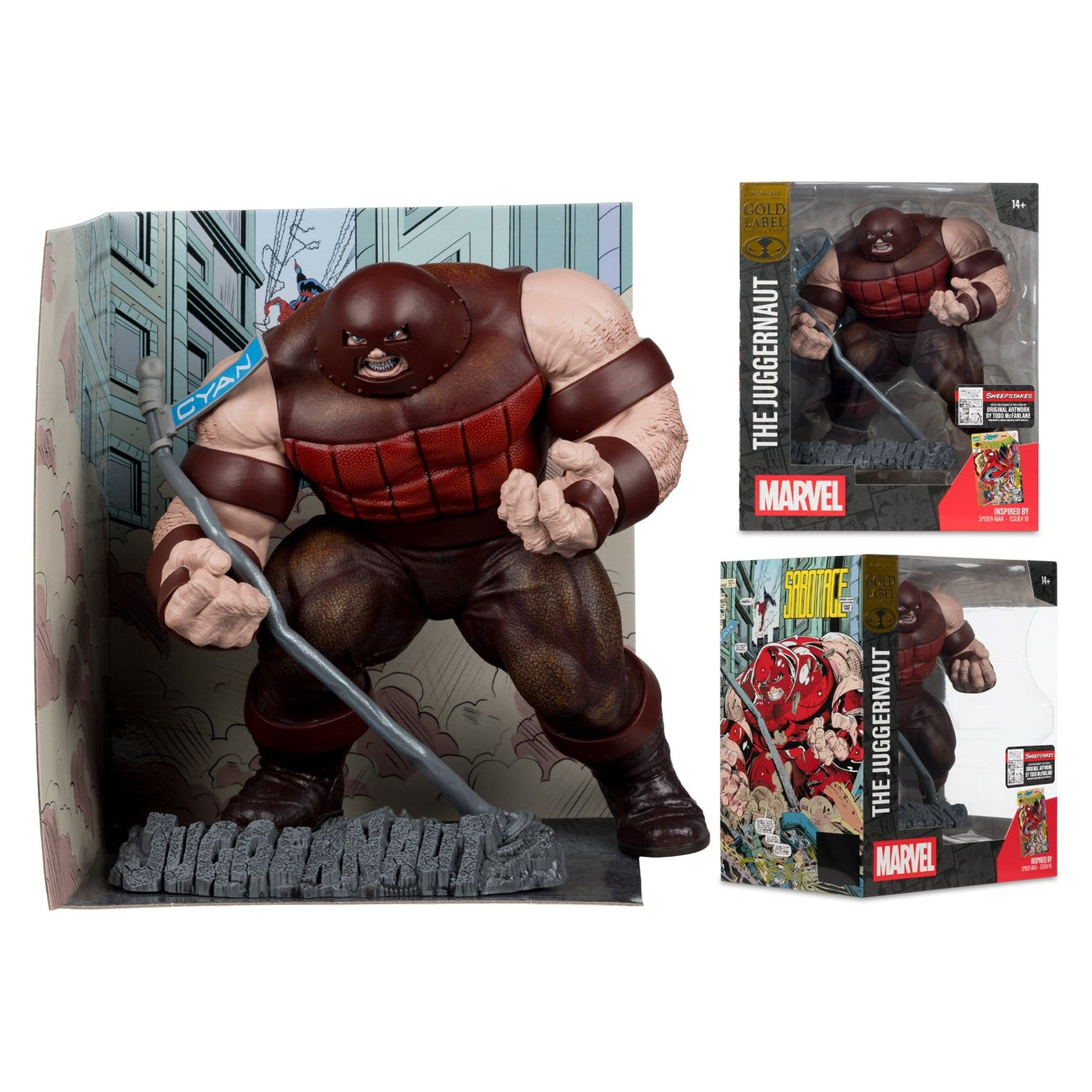 Image produit Marvel Collection Statue PVC 1/10 The Juggernaut (Spider-Man #16) Gold Label 17 cm