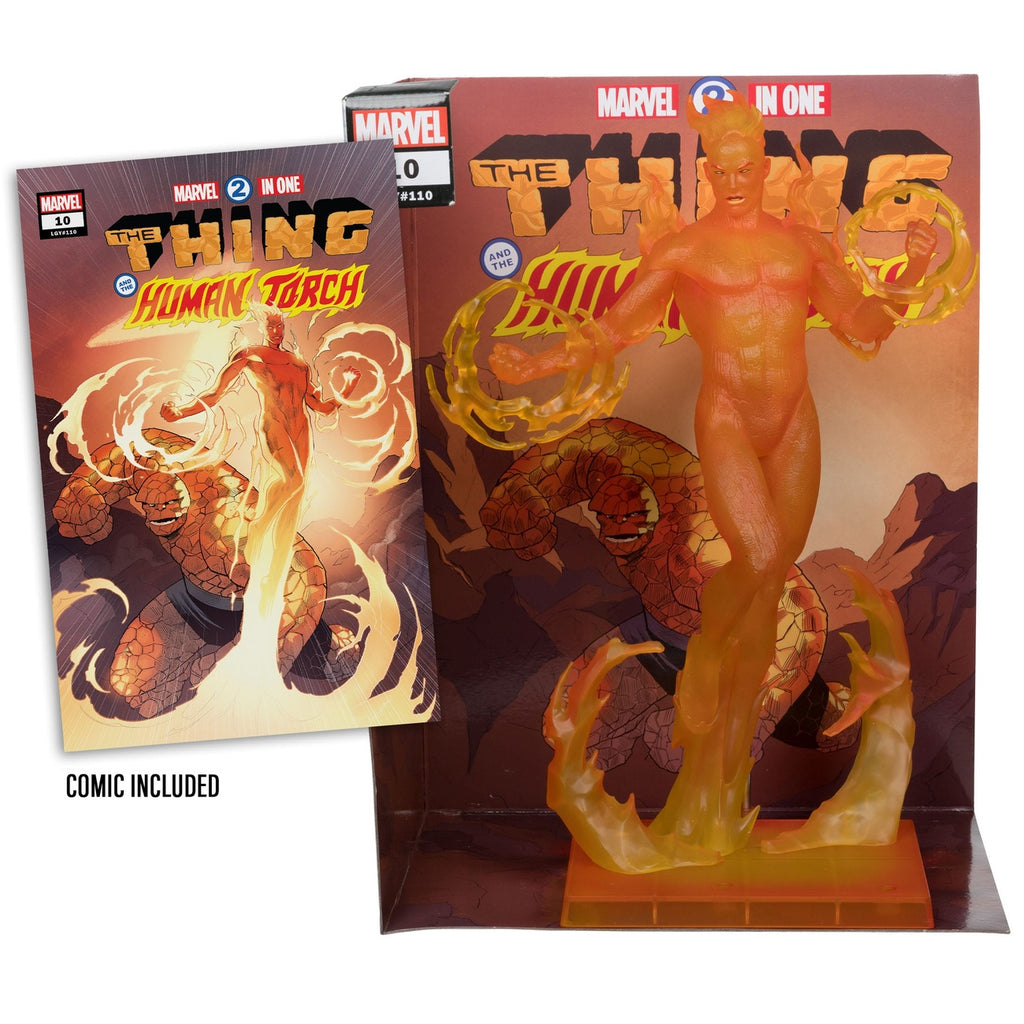 Image produit Marvel Collection Statue PVC 1/6 Human Torch (Marvel 2 in 1 n°10) 29 cm