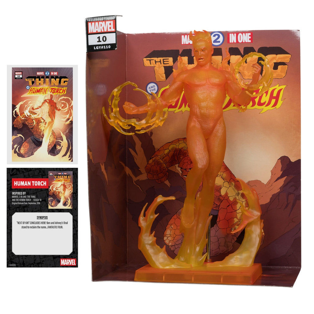 Image produit Marvel Collection Statue PVC 1/6 Human Torch (Marvel 2 in 1 n°10) 29 cm
