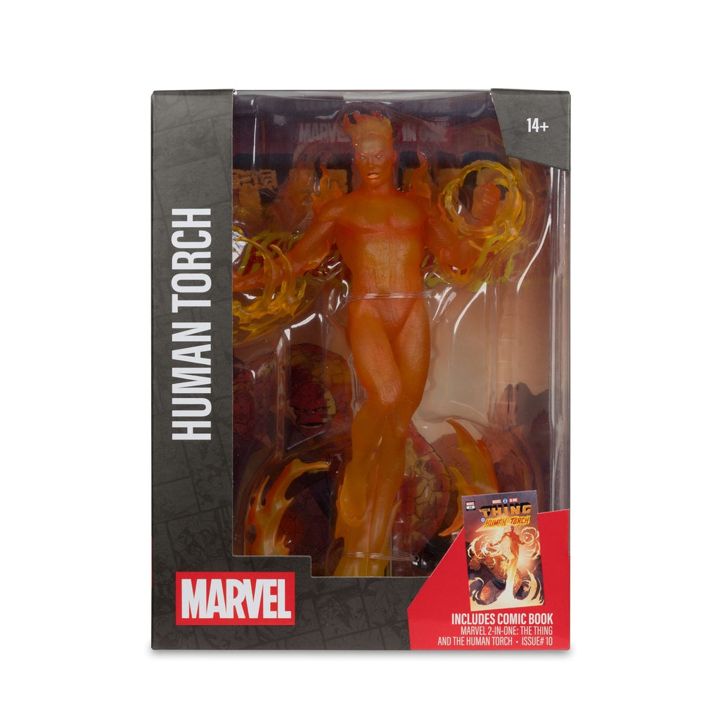 Image produit Marvel Collection Statue PVC 1/6 Human Torch (Marvel 2 in 1 n°10) 29 cm