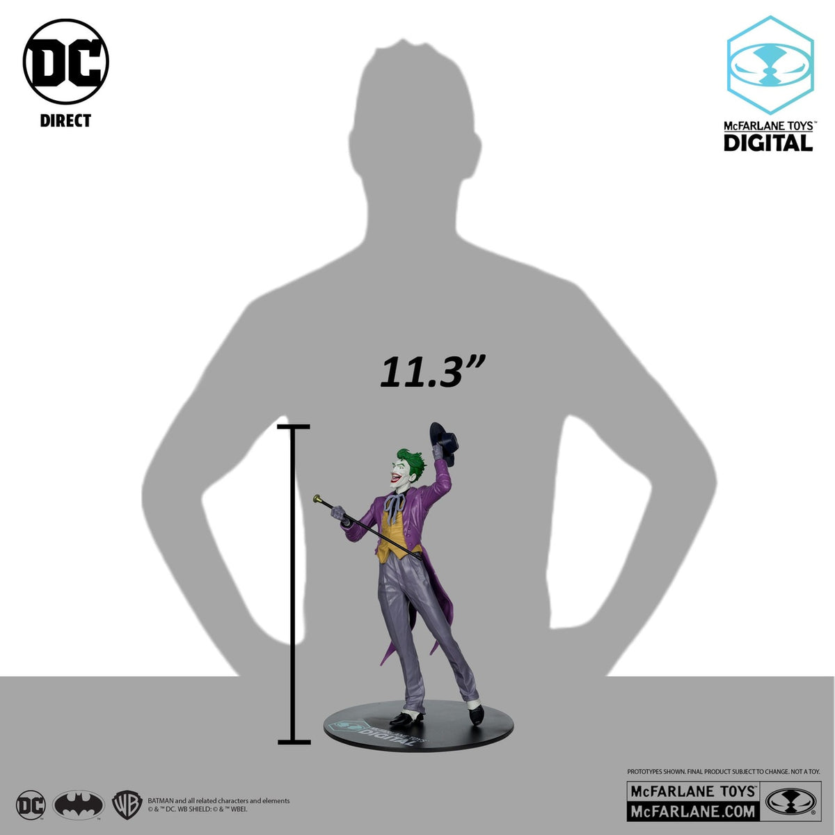 Image produit DC Direct Statue PVC 1/6 The Joker par Jason Fabok (McFarlane Digital) 29 cm