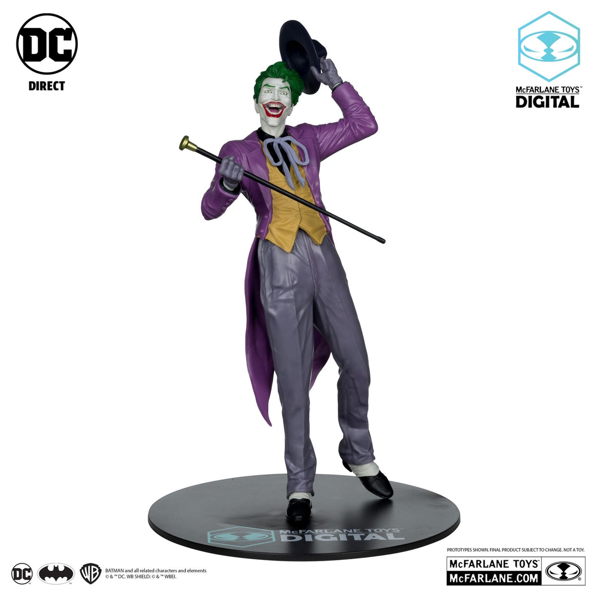 Image produit DC Direct Statue PVC 1/6 The Joker par Jason Fabok (McFarlane Digital) 29 cm
