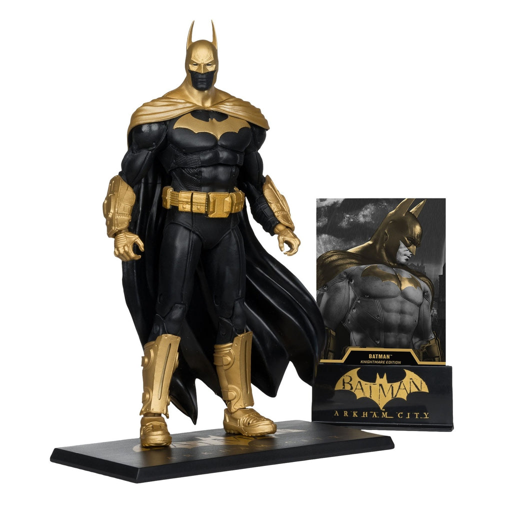 Image produit Figurine articulée DC Multiverse Batman (Arkham City) Knightmare Edition (Gold Label) 19 cm