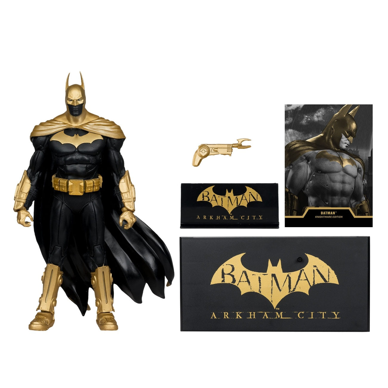 Image produit Figurine articulée DC Multiverse Batman (Arkham City) Knightmare Edition (Gold Label) 19 cm
