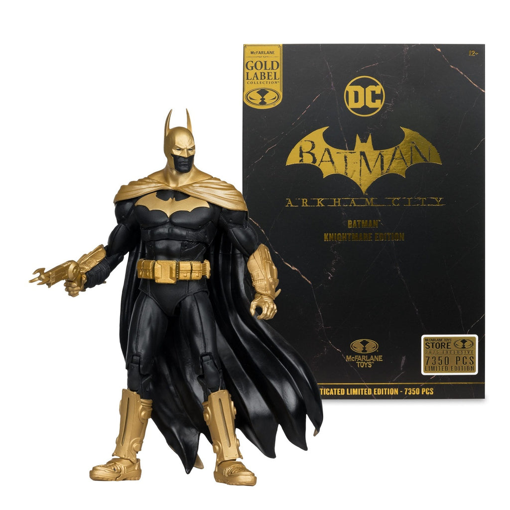 Image produit Figurine articulée DC Multiverse Batman (Arkham City) Knightmare Edition (Gold Label) 19 cm