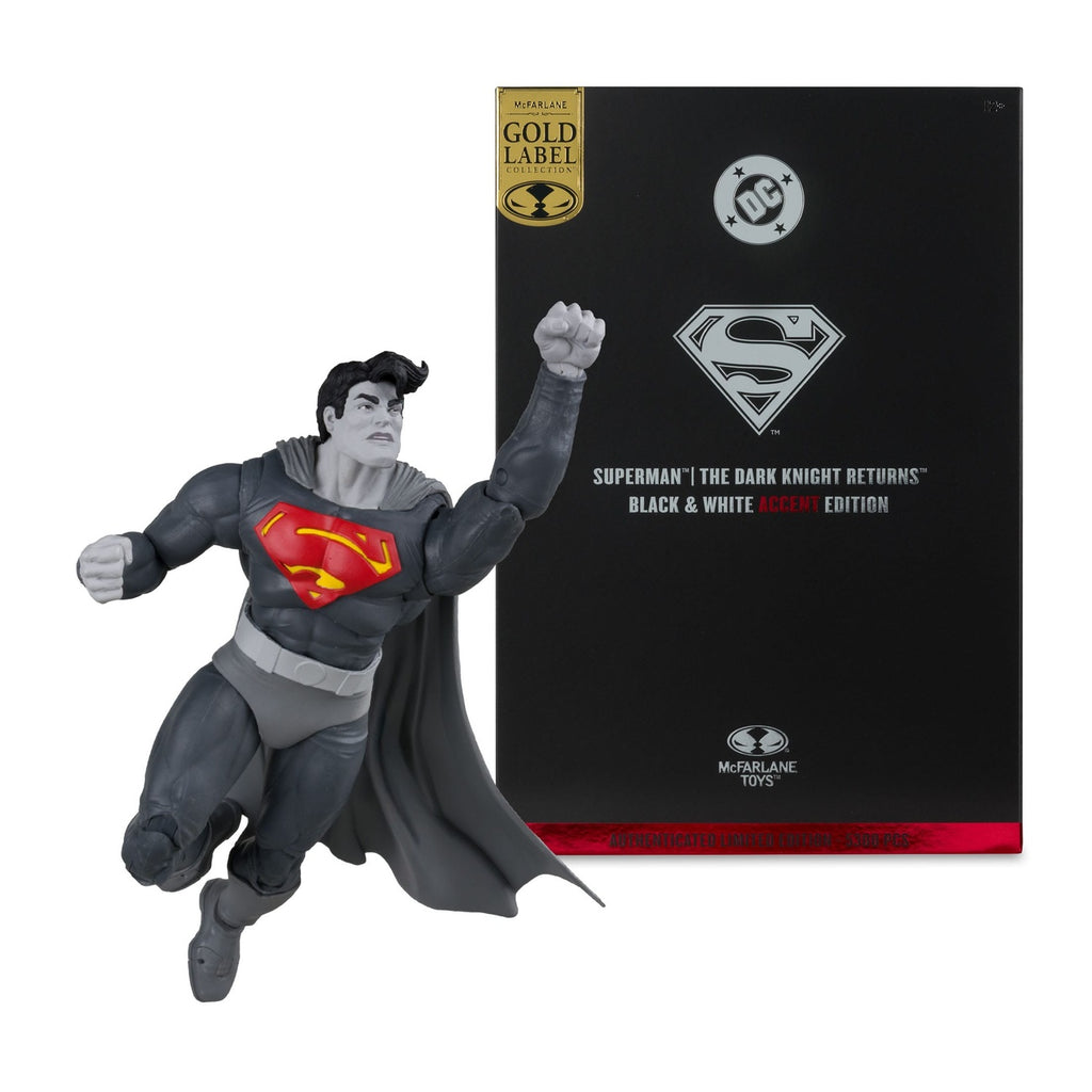 Product image DC Multiverse Action Figure Superman (The Dark Knight Returns) (Black & White Accent Edition) (Gold Label) 18 cm