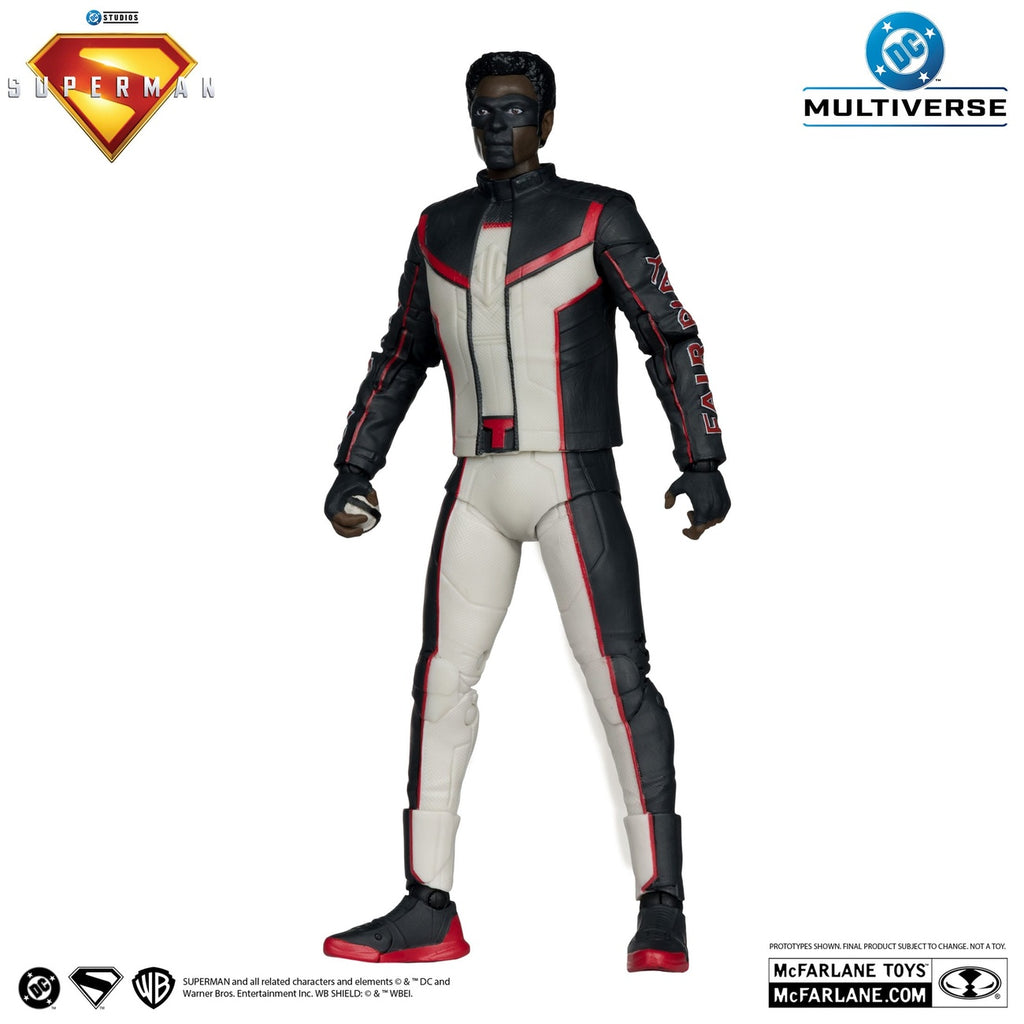 Image produit Superman (2025) DC Multiverse Deluxe Theatrical Edition figurine articulée Mr Terrific (Red Platinum Edition) 18 cm