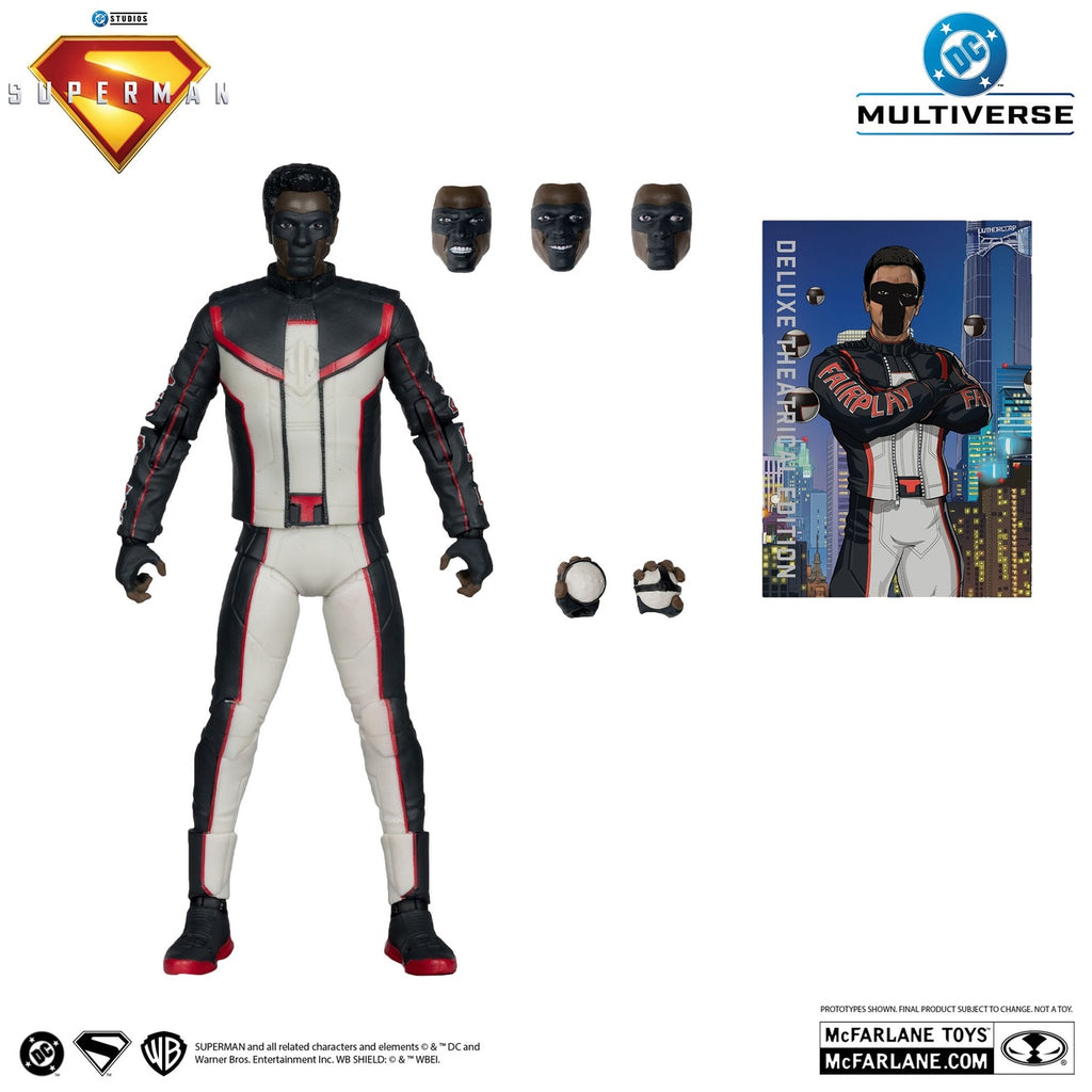 Image produit Superman (2025) DC Multiverse Deluxe Theatrical Edition figurine articulée Mr Terrific (Red Platinum Edition) 18 cm