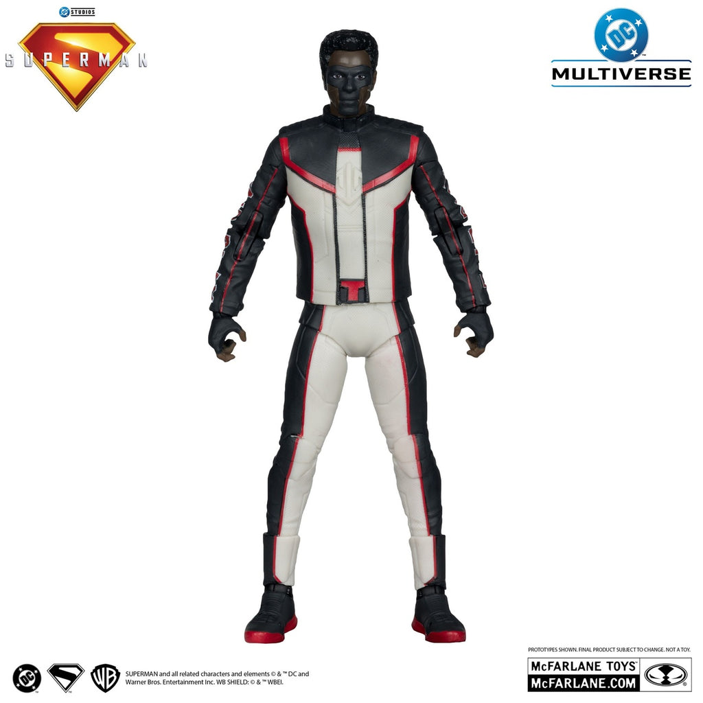 Image produit Superman (2025) DC Multiverse Deluxe Theatrical Edition figurine articulée Mr Terrific (Red Platinum Edition) 18 cm