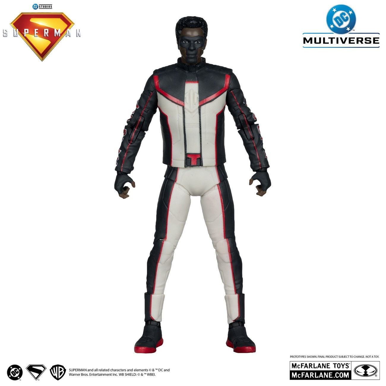 Image produit Superman (2025) DC Multiverse Deluxe Theatrical Edition figurine articulée Mr Terrific (Red Platinum Edition) 18 cm
