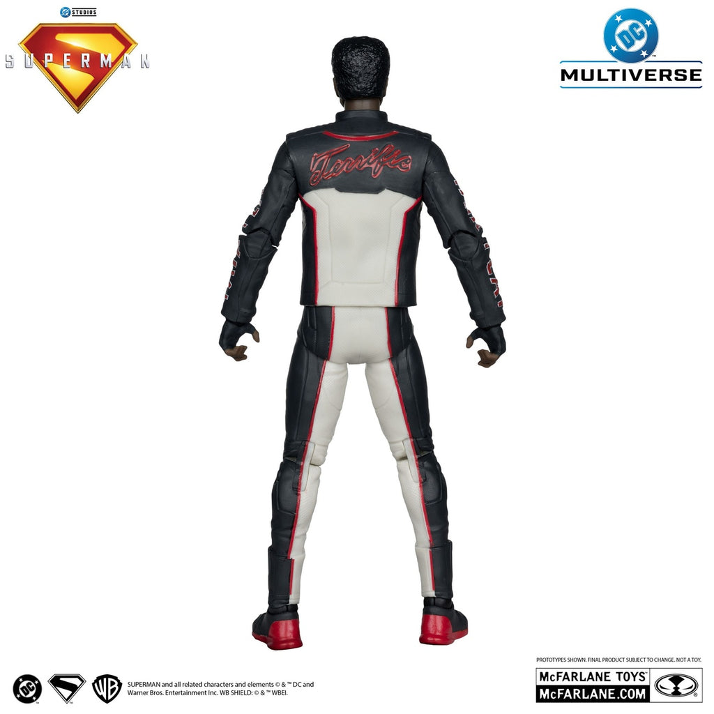 Image produit Superman (2025) DC Multiverse Deluxe Theatrical Edition figurine articulée Mr Terrific (Red Platinum Edition) 18 cm