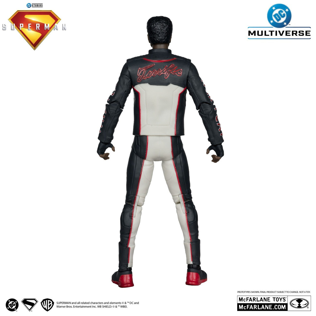 Image produit Superman (2025) DC Multiverse Deluxe Theatrical Edition figurine articulée Mr Terrific (Red Platinum Edition) 18 cm