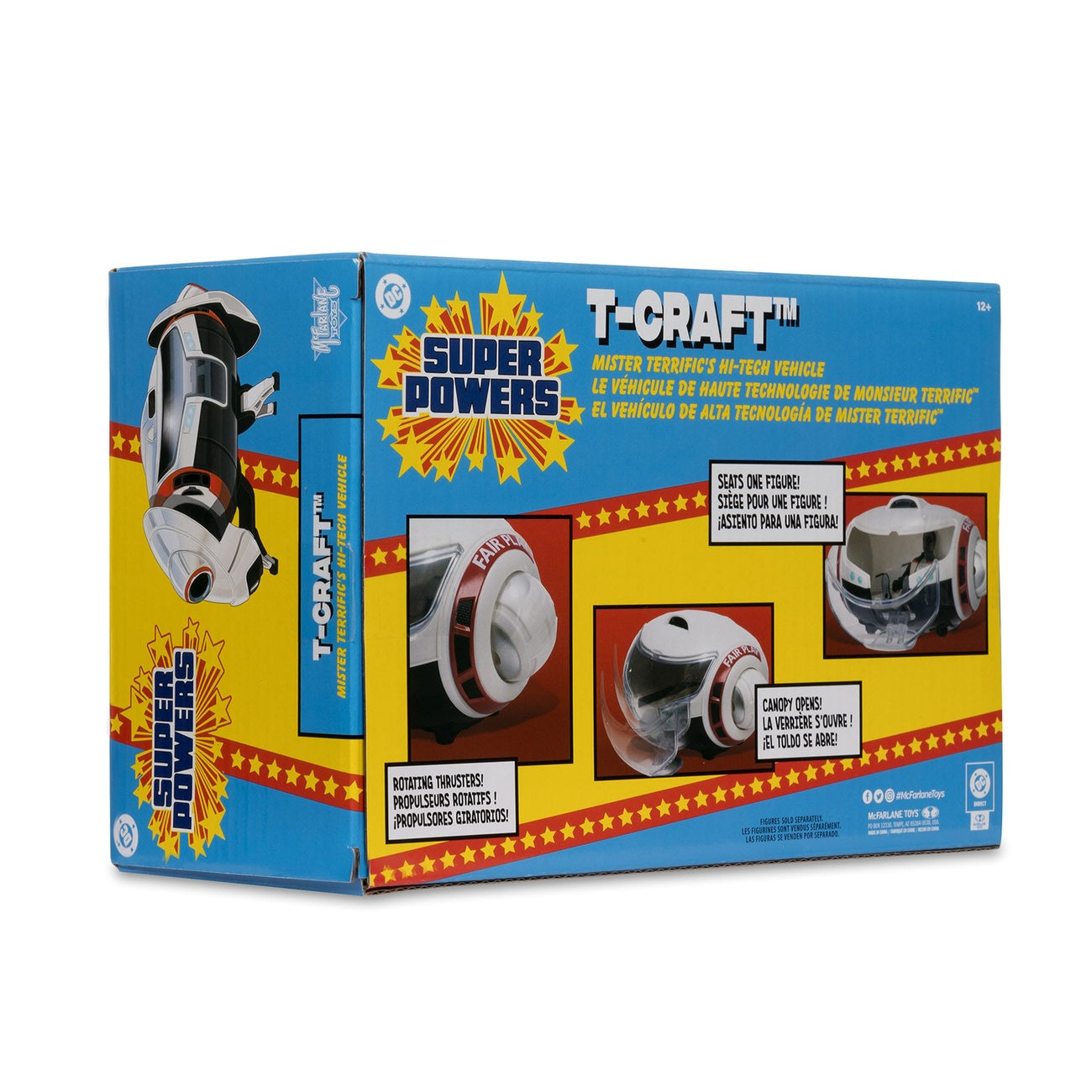 Image produit Superman (2025) DC Direct Super Powers Véhicule T-Craft 11 cm