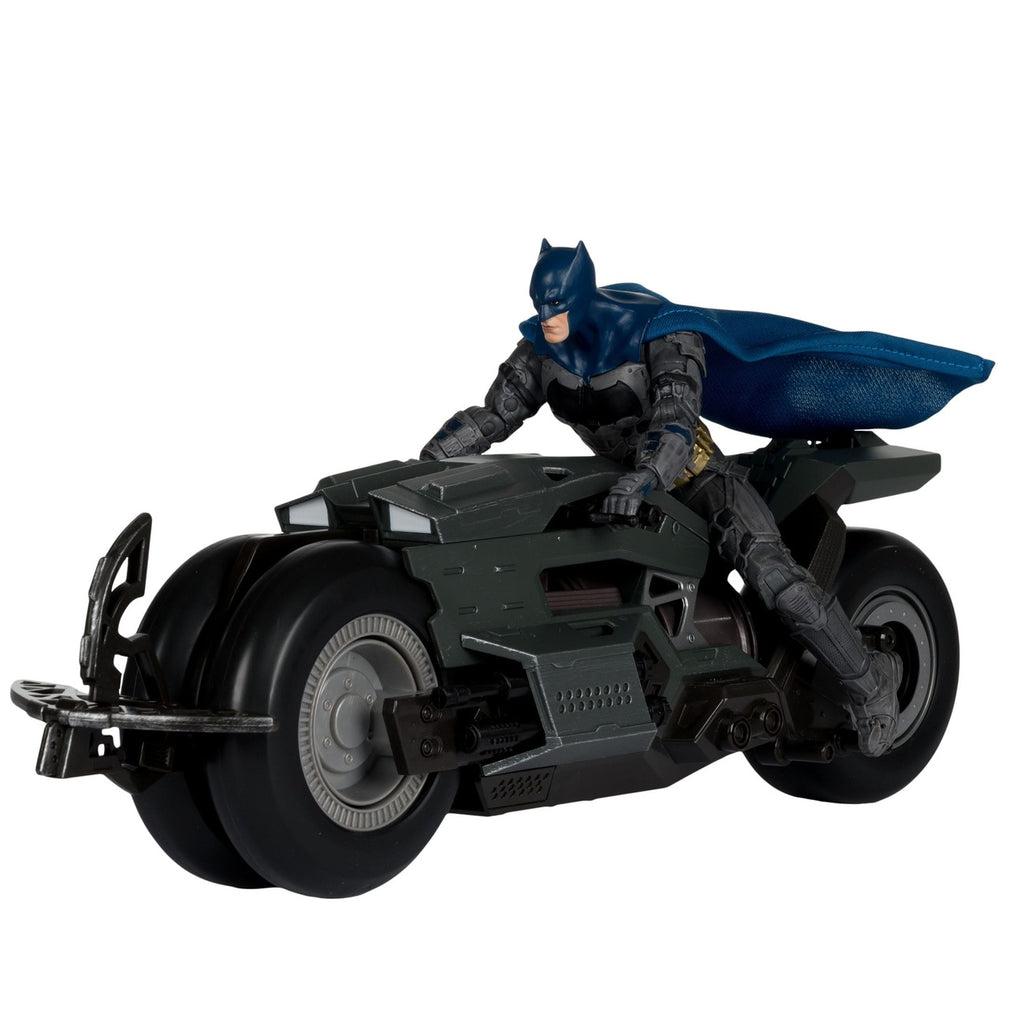 Image produit The Flash DC Multiverse Véhicule Batcycle avec Batman