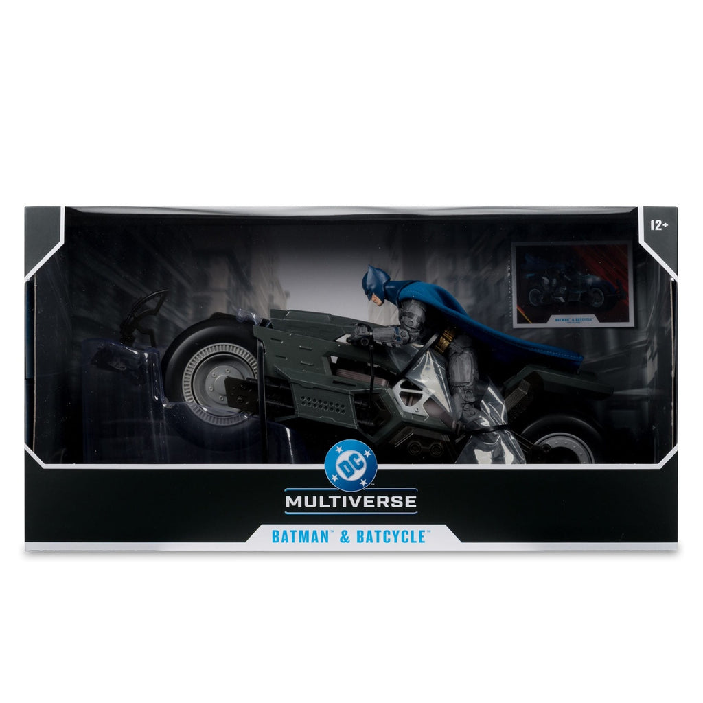 Image produit The Flash DC Multiverse Véhicule Batcycle avec Batman