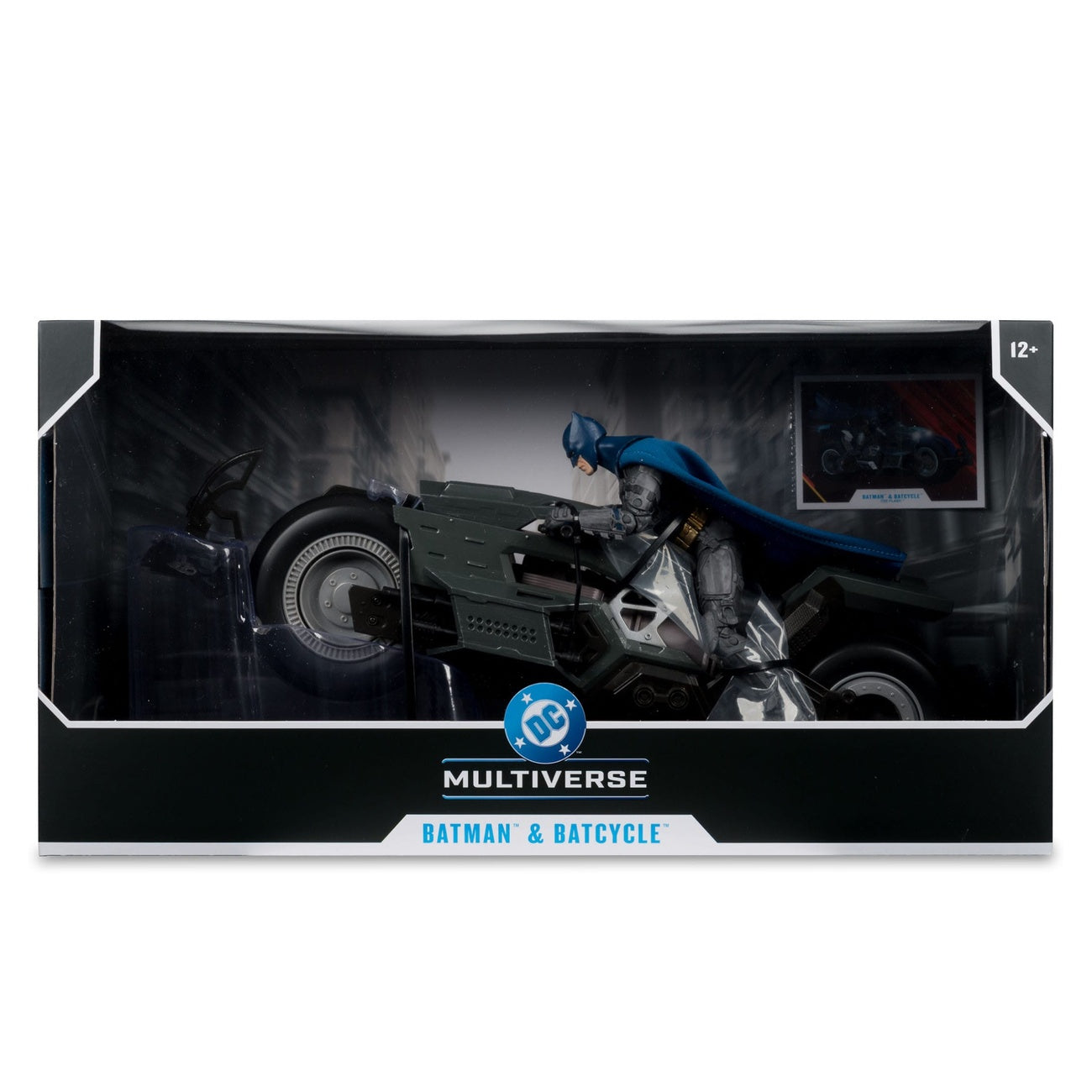 Image produit The Flash DC Multiverse Véhicule Batcycle avec Batman