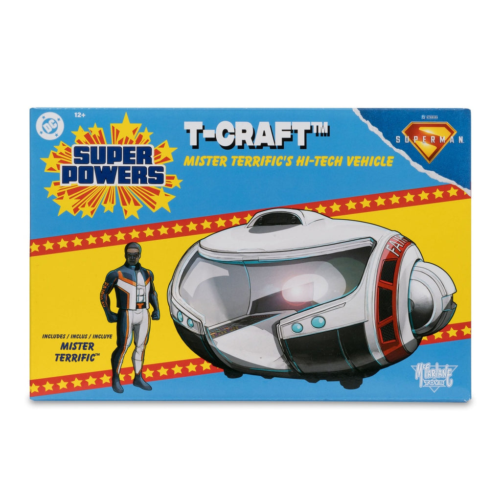 Image produit Superman (2025) Figurine DC Direct Super Powers avec véhicule Mr Terrific & T-Craft
