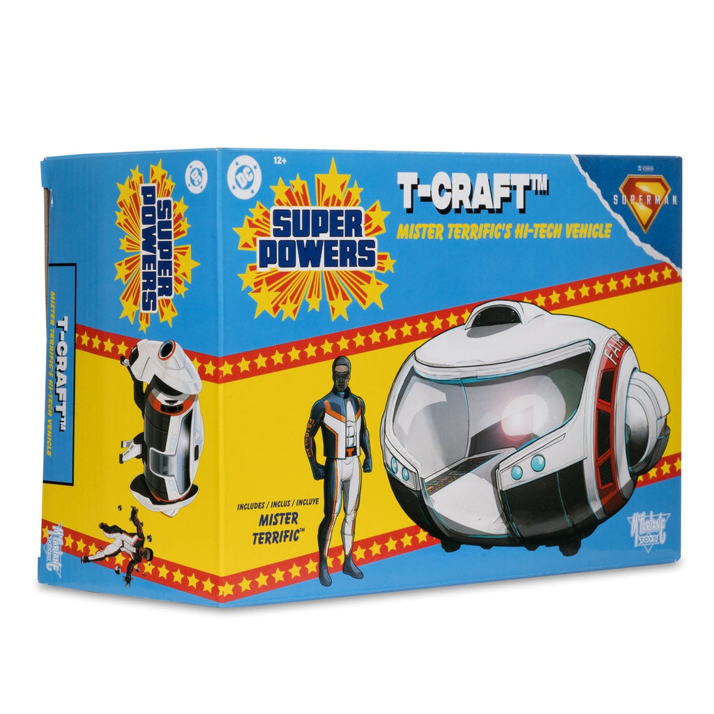 Image produit Superman (2025) Figurine DC Direct Super Powers avec véhicule Mr Terrific & T-Craft